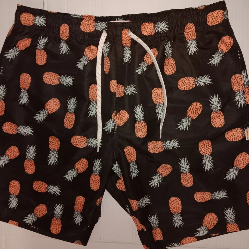 AMBSN CALIFORNIA PINEAPPLE SWIM SHORTS - Picture 11 of 13